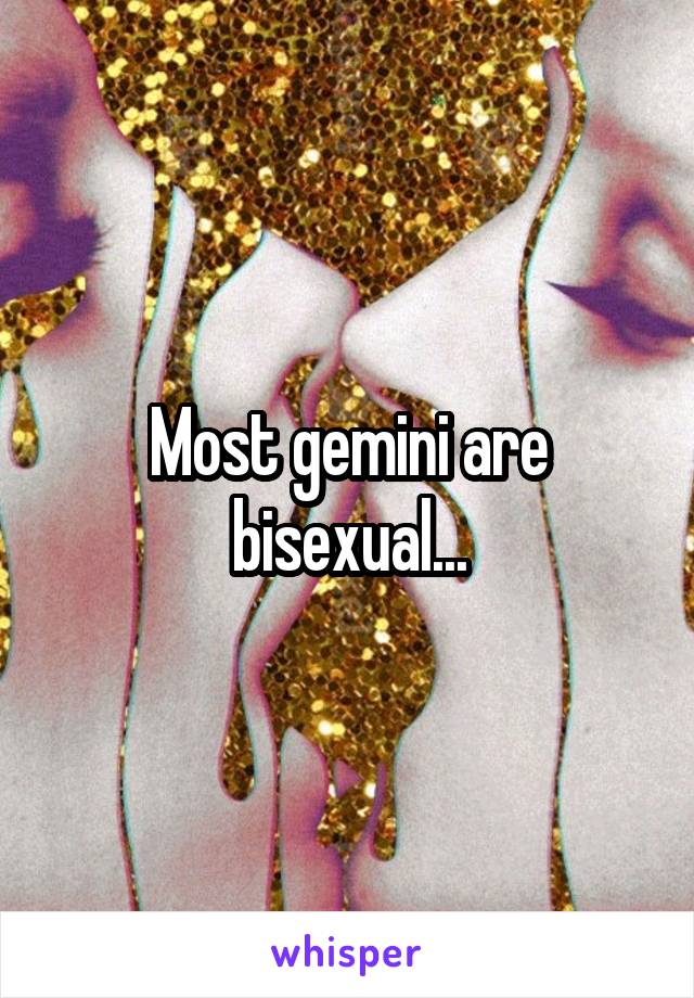 Commander reccomend Gemini and bisexual