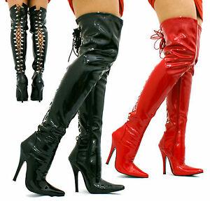 Brandy reccomend Fetish thigh boots size3