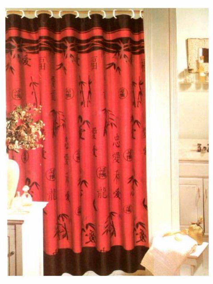 Asian shower curtain hooks