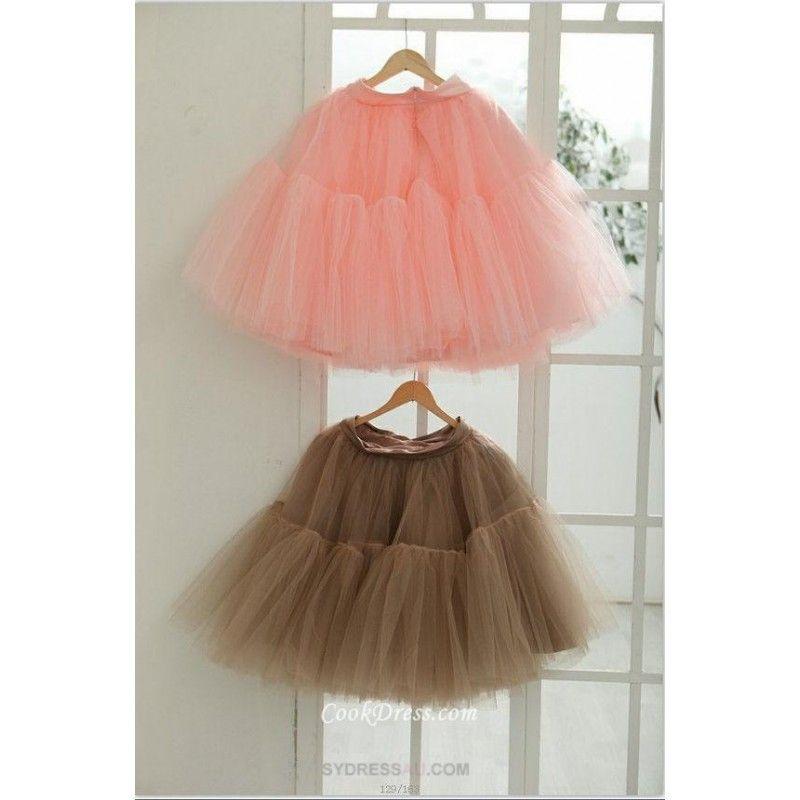 Layered petticoat skirt