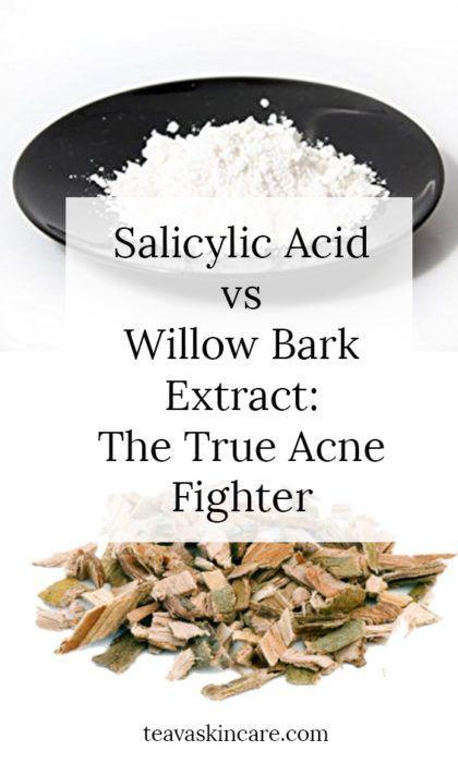 Facial recipes using white willow