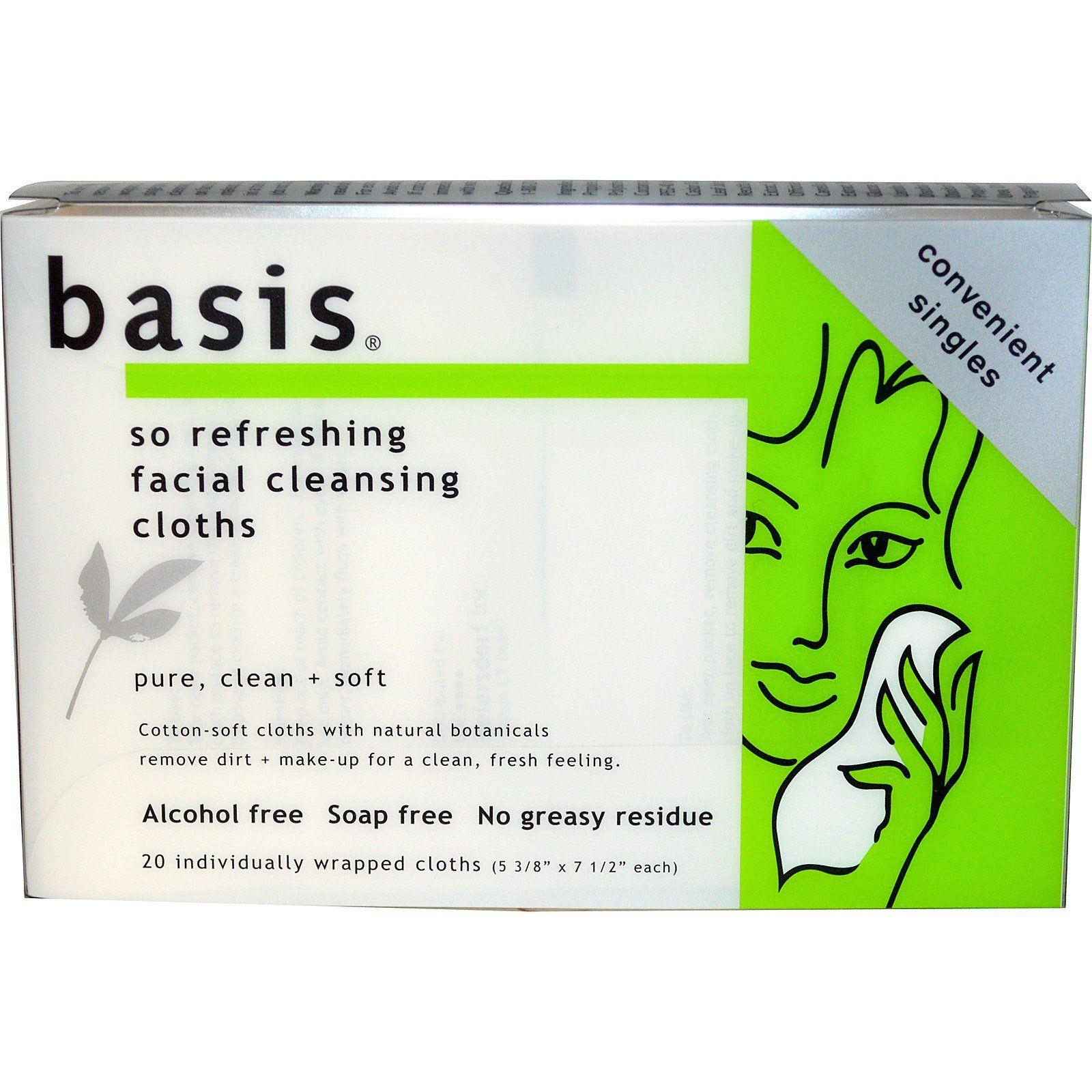best of Facial cleansing cloths so refreshing Basis
