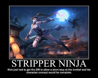 Lesbian stripper ninjas