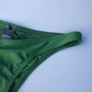 Green bikini swimsuit