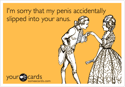 Anus and penis