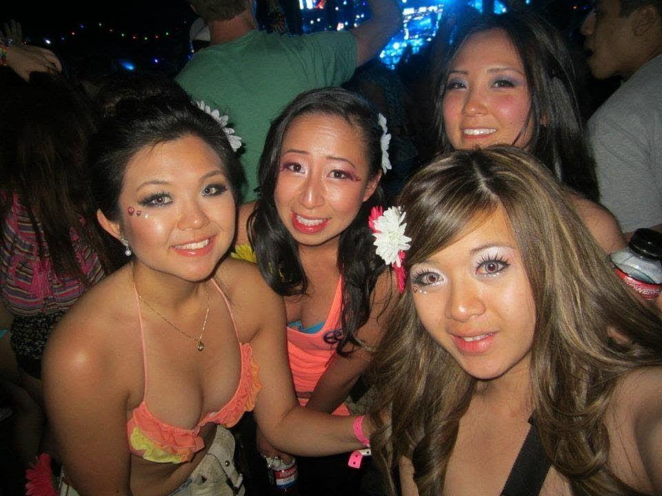 Asian girl party