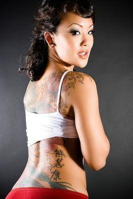 Asian girls with tattoos