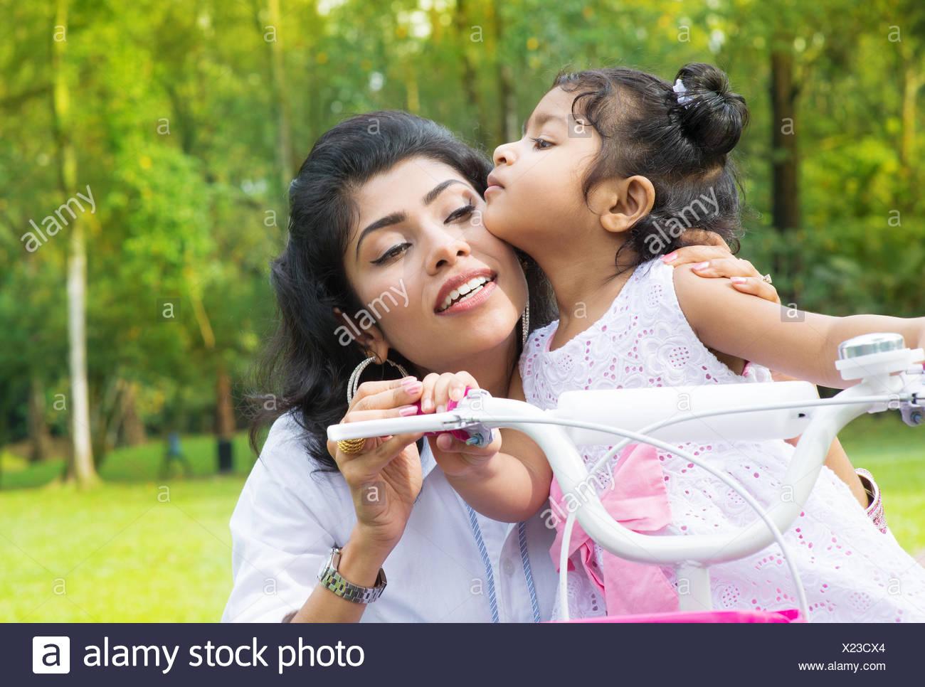 best of Mother daughter kissing and Asian