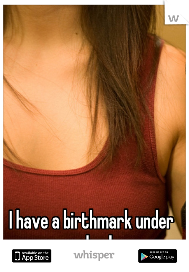 best of On boob Birthmark