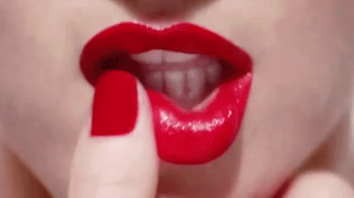 best of Closeup lipstick Blowjob