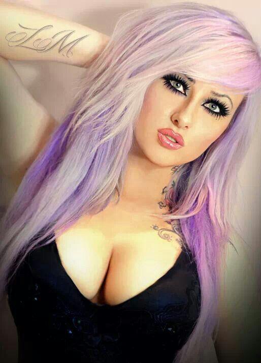 Busty emo chick