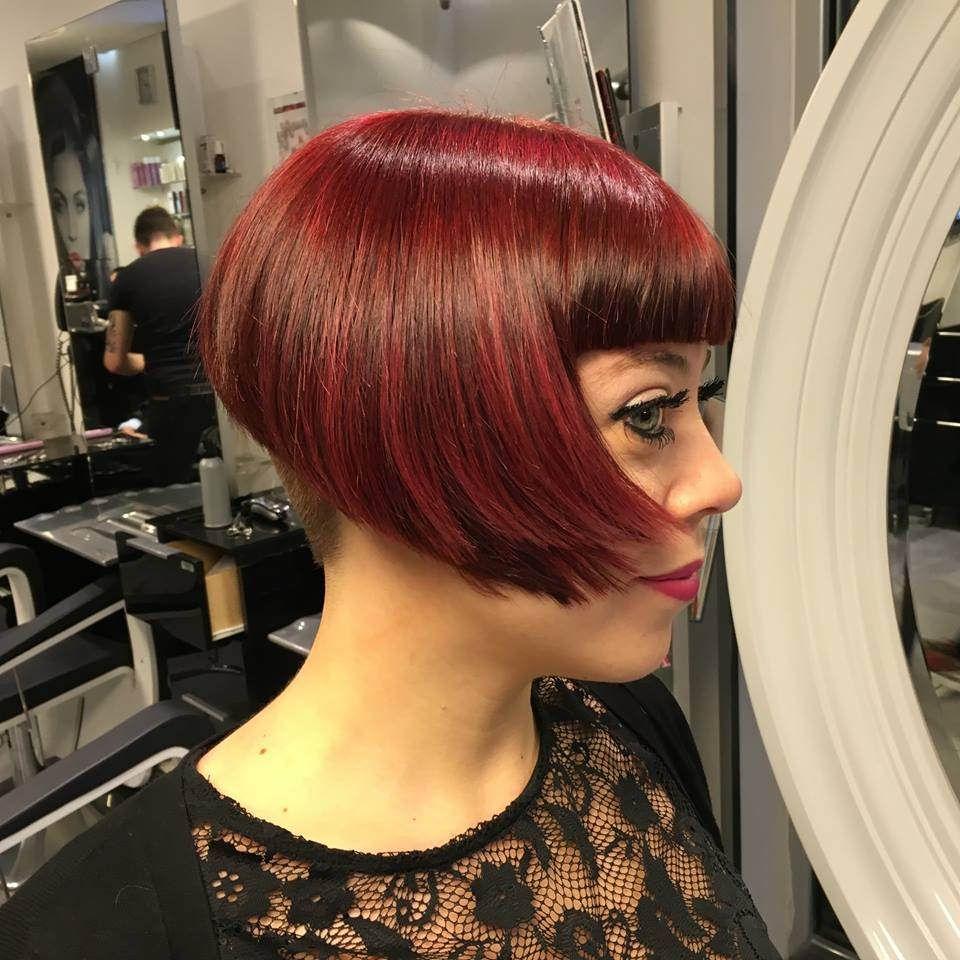 best of Hair Short fetish women with red