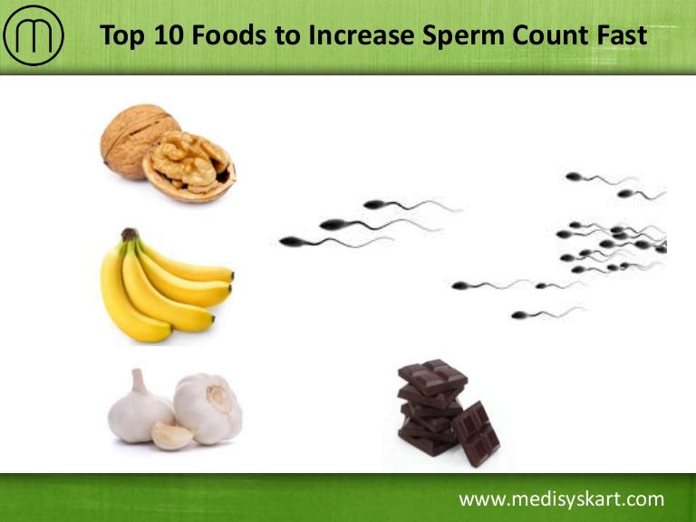 best of Increase sperm food Count