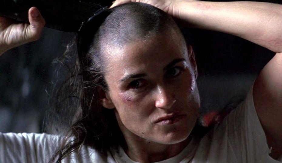 Hoover reccomend Who shaved her head to star in gi jane