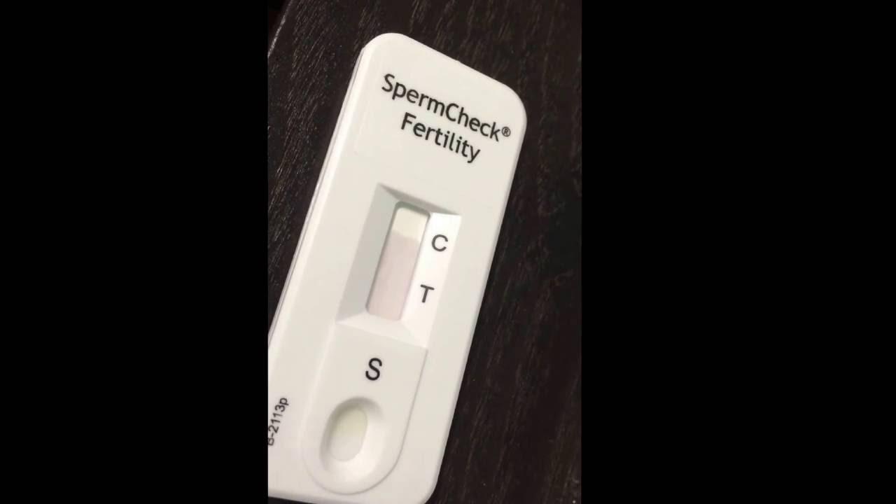 Checking for sperm