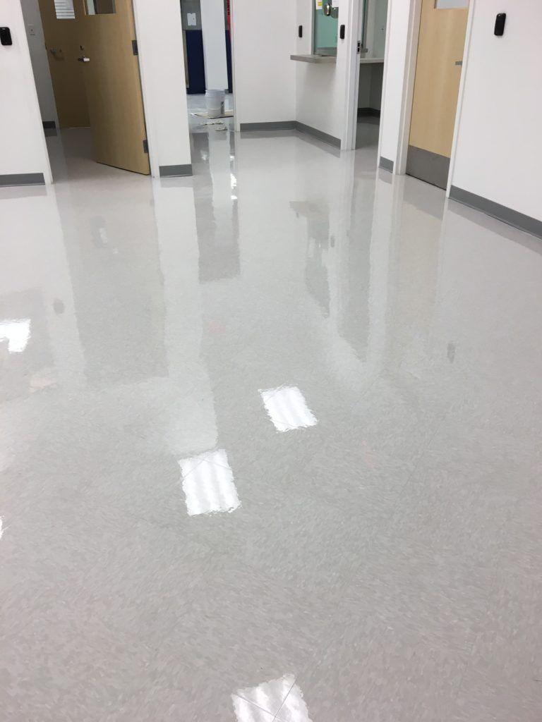 Chemical strip floor