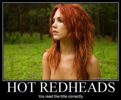 Natural pubes redhead