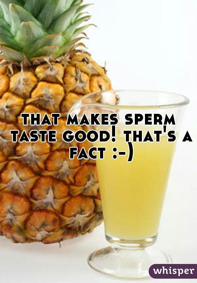 best of Good make taste Diet sperm to