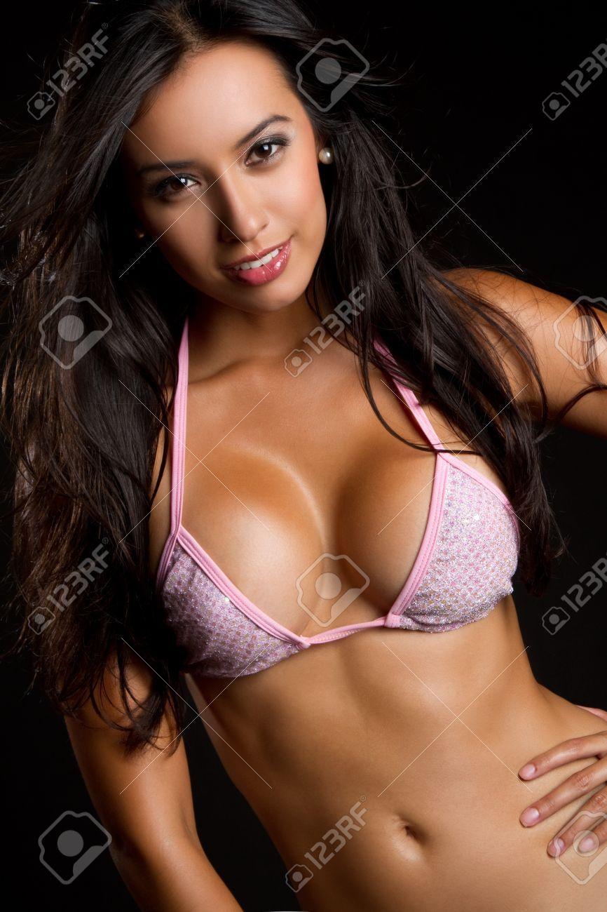 Hispanic bikini model image image