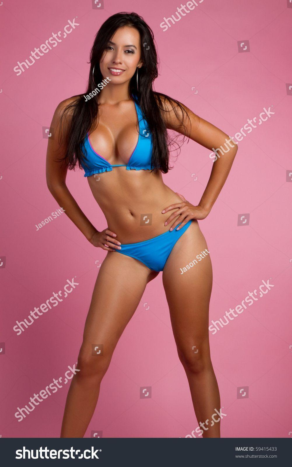 Hispanic bikini model