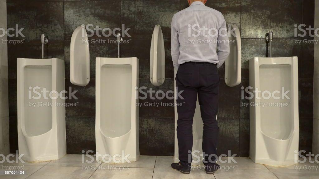 In peeing urinal