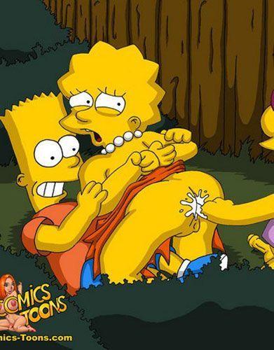 Lisa simpson gang banged