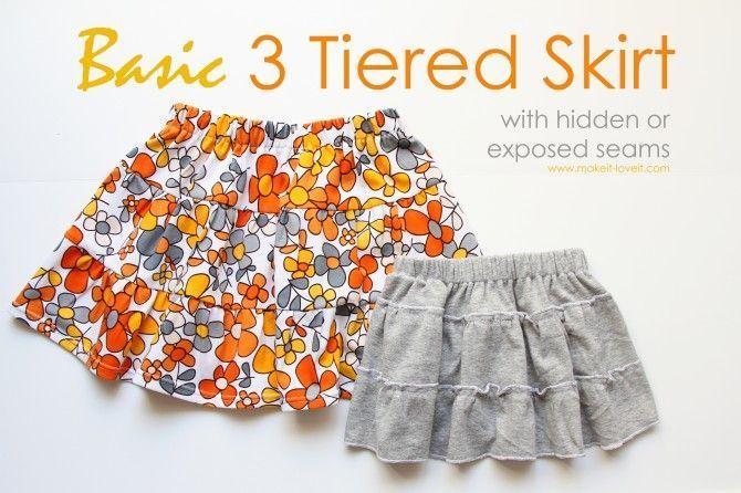 best of Tiered skirt Sew