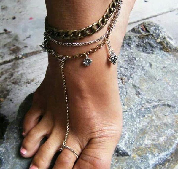 Slut slave ankle bracelet